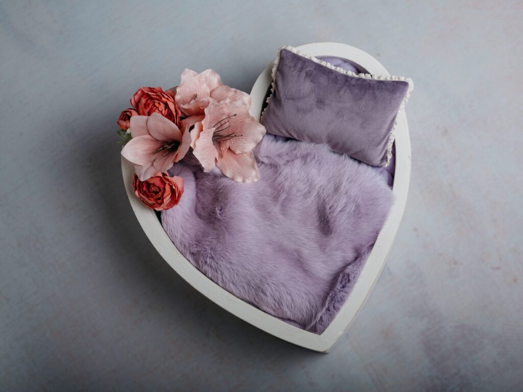 Set mit Herzschale im Fotostudio in Denkendorf